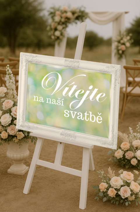Bílé zrcadlo Nordborg široké